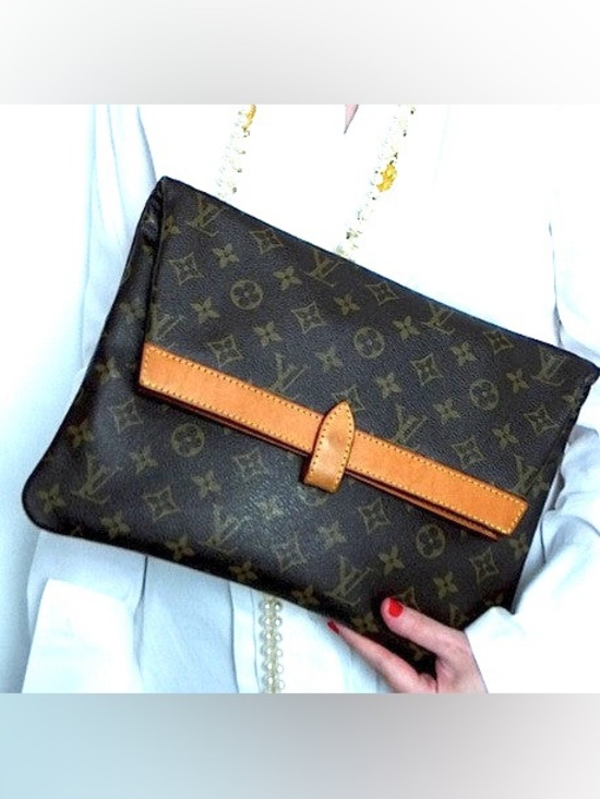 Louis Vuitton Handbags - Louis Vuitton Vintage LV Canvas Monogram Pliante Folded Clutch Purse